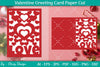 Valentine Greeting Card Papercut SVG Bundle