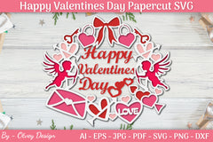 Valentine Papercut SVG Bundle - CraftNest - Digital Crafting and Art