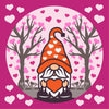 Valentine Gnome Shadow Box SVG Bundle