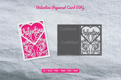 Valentine Papercut Card SVG Bundle - CraftNest - Digital Crafting and Art