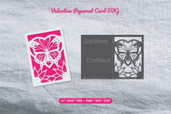Valentine Papercut Card SVG Bundle Clipart - CraftNest - Digital Crafting and Art