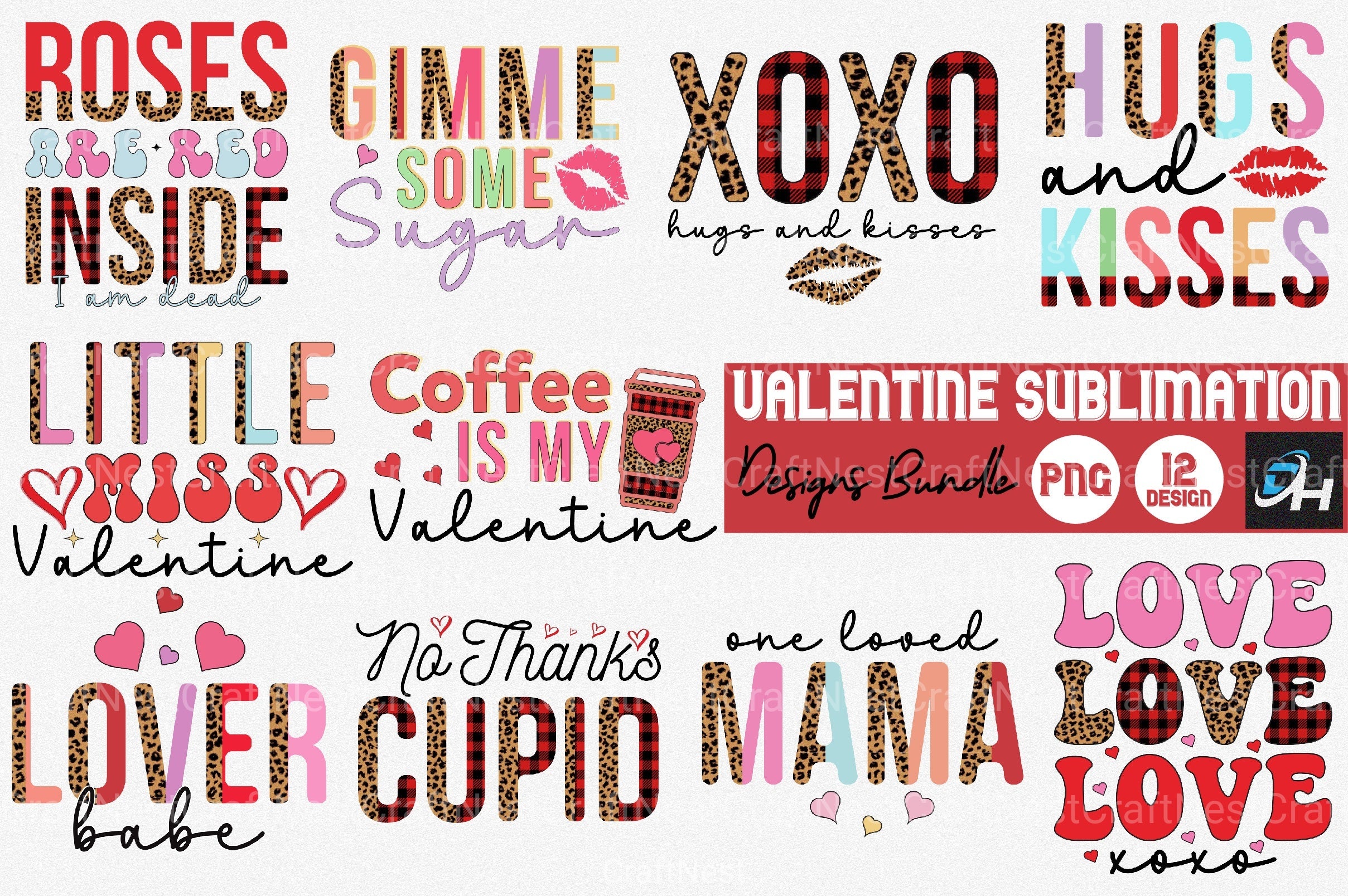 Valentine Designs Clipart Bundle 23 - CraftNest - Digital Crafting and Art