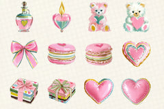 Valentine Clipart Bundle Set - CraftNest - Digital Crafting and Art