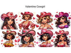 Valentine Cowgirl - CraftNest - Digital Crafting and Art