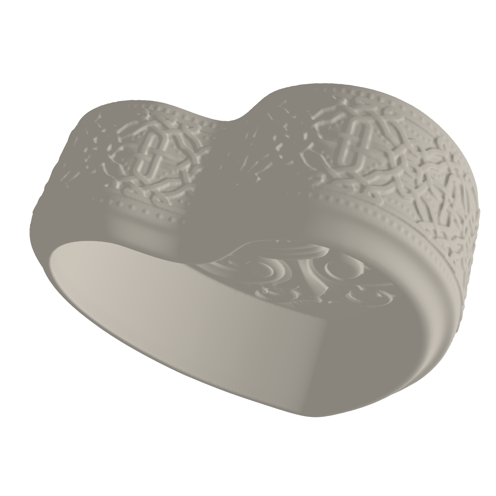 Valentine Heart Box Base 3D Print STL File