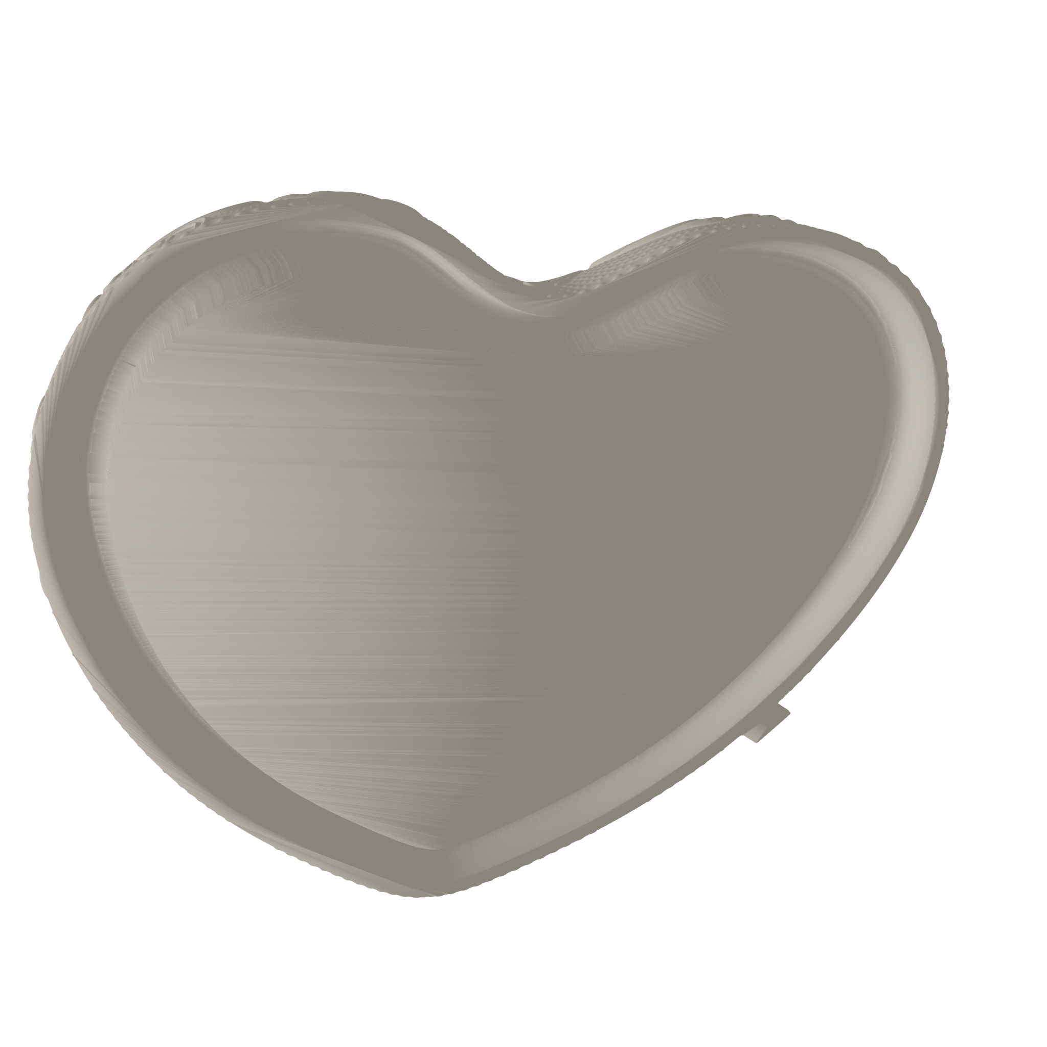 Valentine Heart Box Lid 3D Print STL File