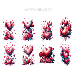 Valentine Heart Clipart - CraftNest - Digital Crafting and Art