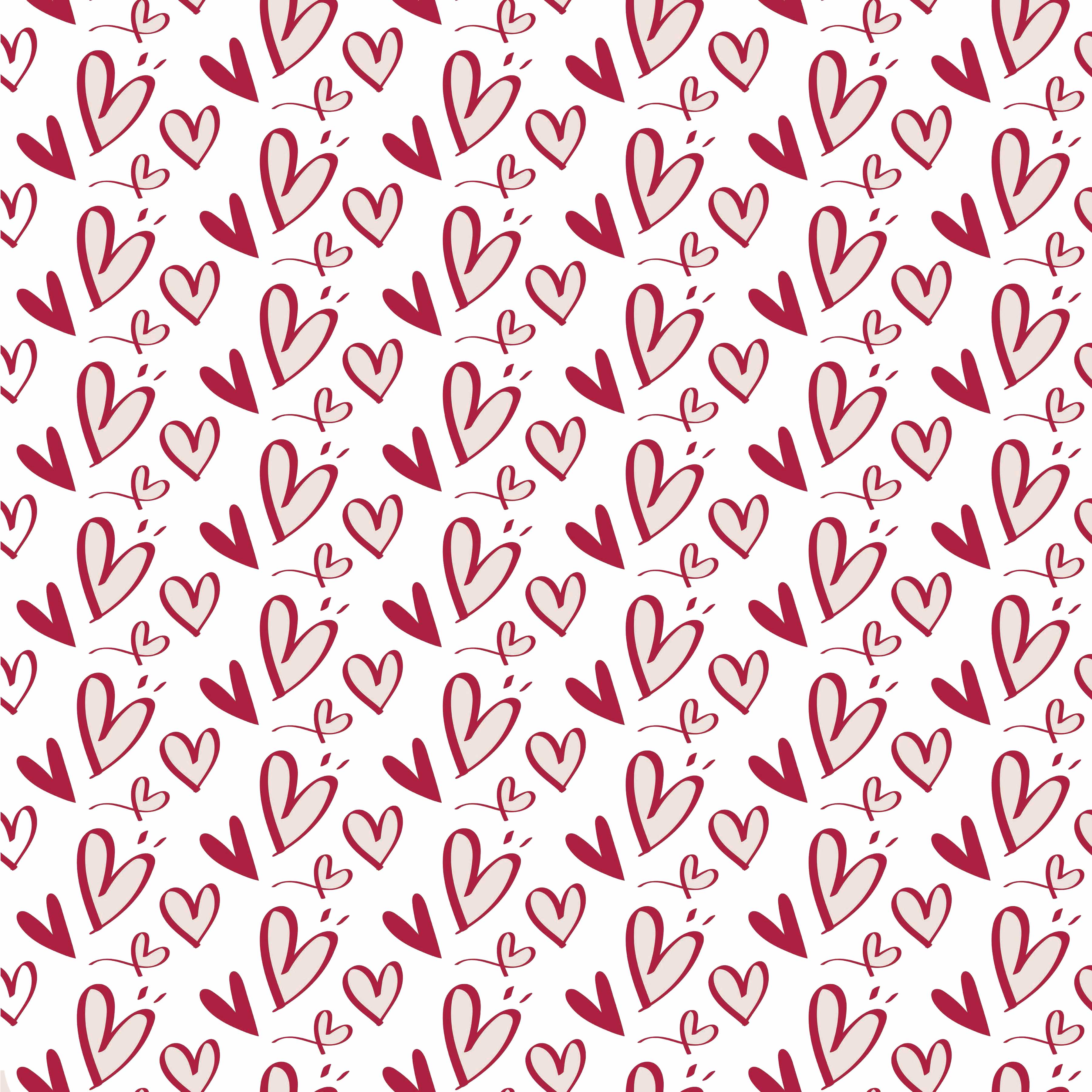 Valentine Heart Seamless Digital Paper - CraftNest - Digital Crafting and Art