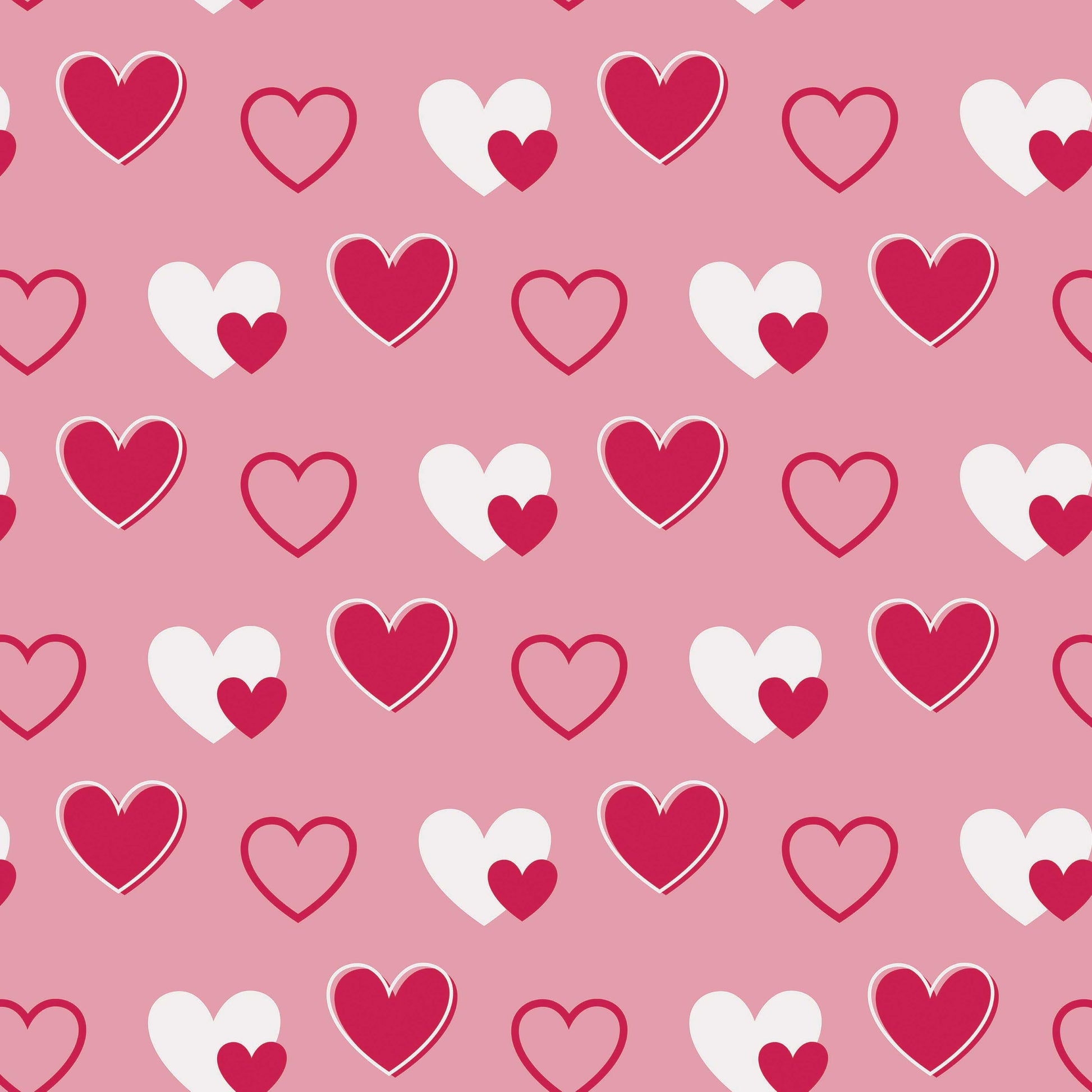 Valentine Heart Seamless Digital Paper - CraftNest - Digital Crafting and Art