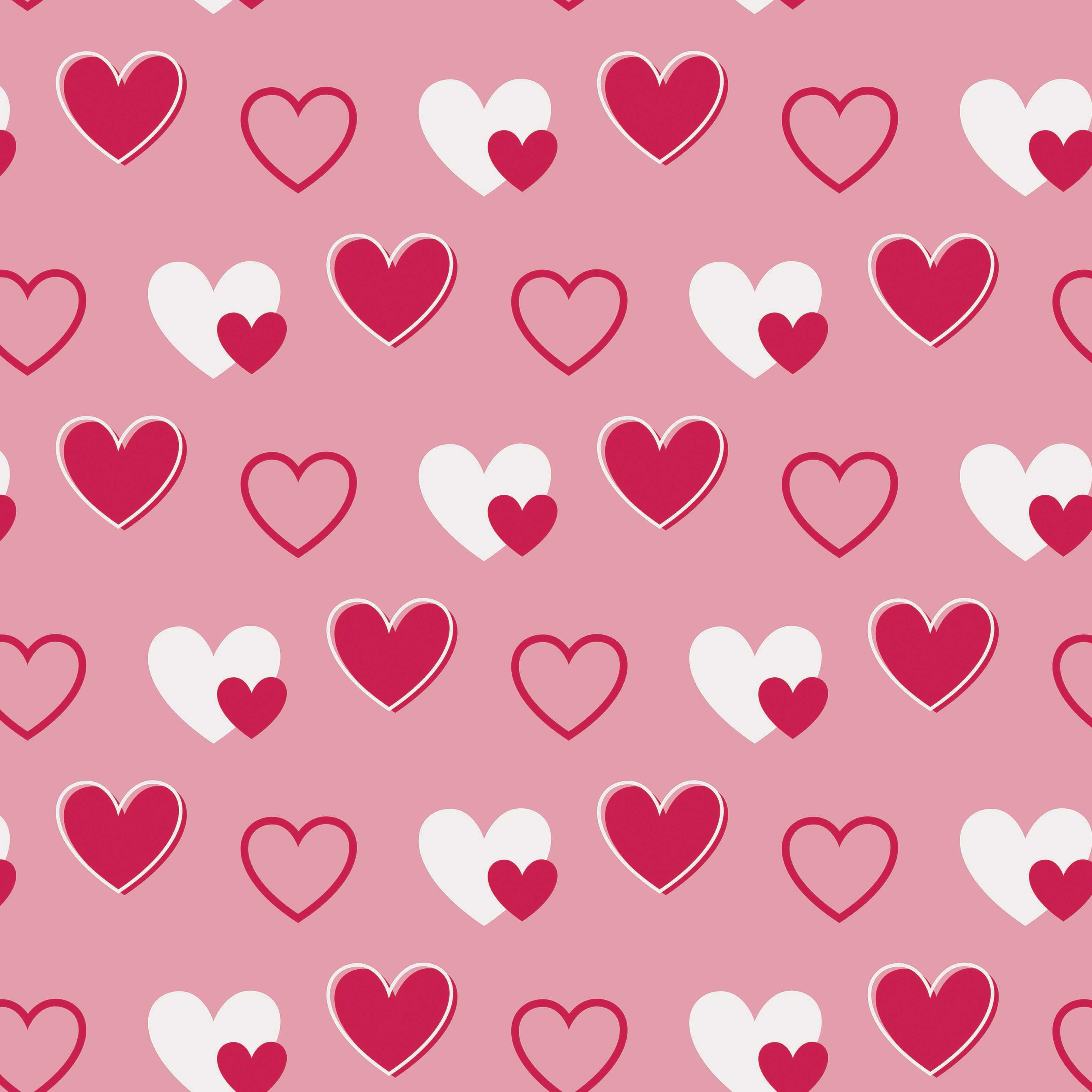 Valentine Heart Seamless Digital Paper - CraftNest - Digital Crafting and Art