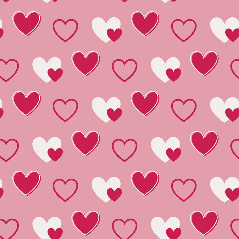 Valentine Heart Seamless Digital Paper - CraftNest - Digital Crafting and Art