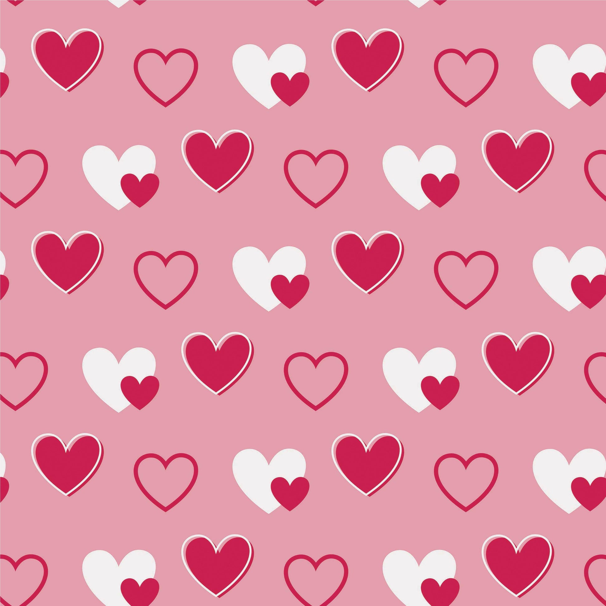 Valentine Heart Seamless Digital Paper - CraftNest - Digital Crafting and Art