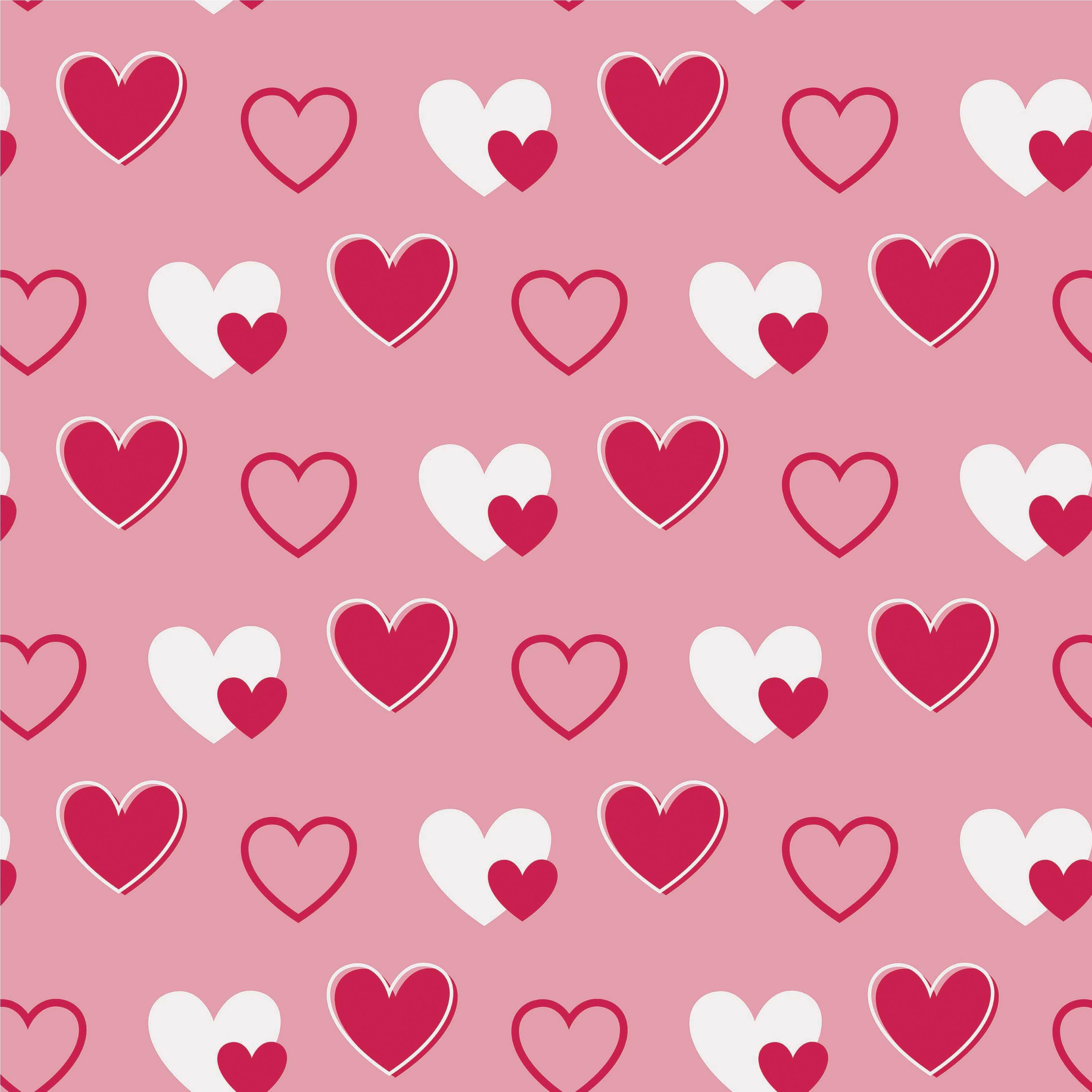 Valentine Heart Seamless Digital Paper - CraftNest - Digital Crafting and Art