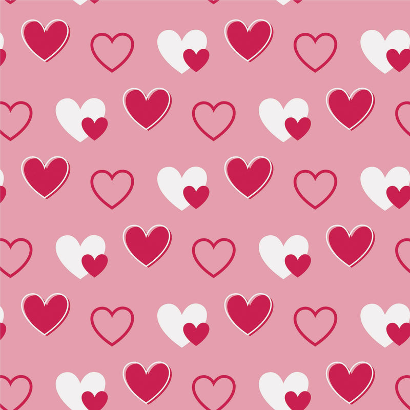 Valentine Heart Seamless Digital Paper - CraftNest - Digital Crafting and Art