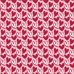 Valentine Heart Seamless Digital Paper - CraftNest - Digital Crafting and Art