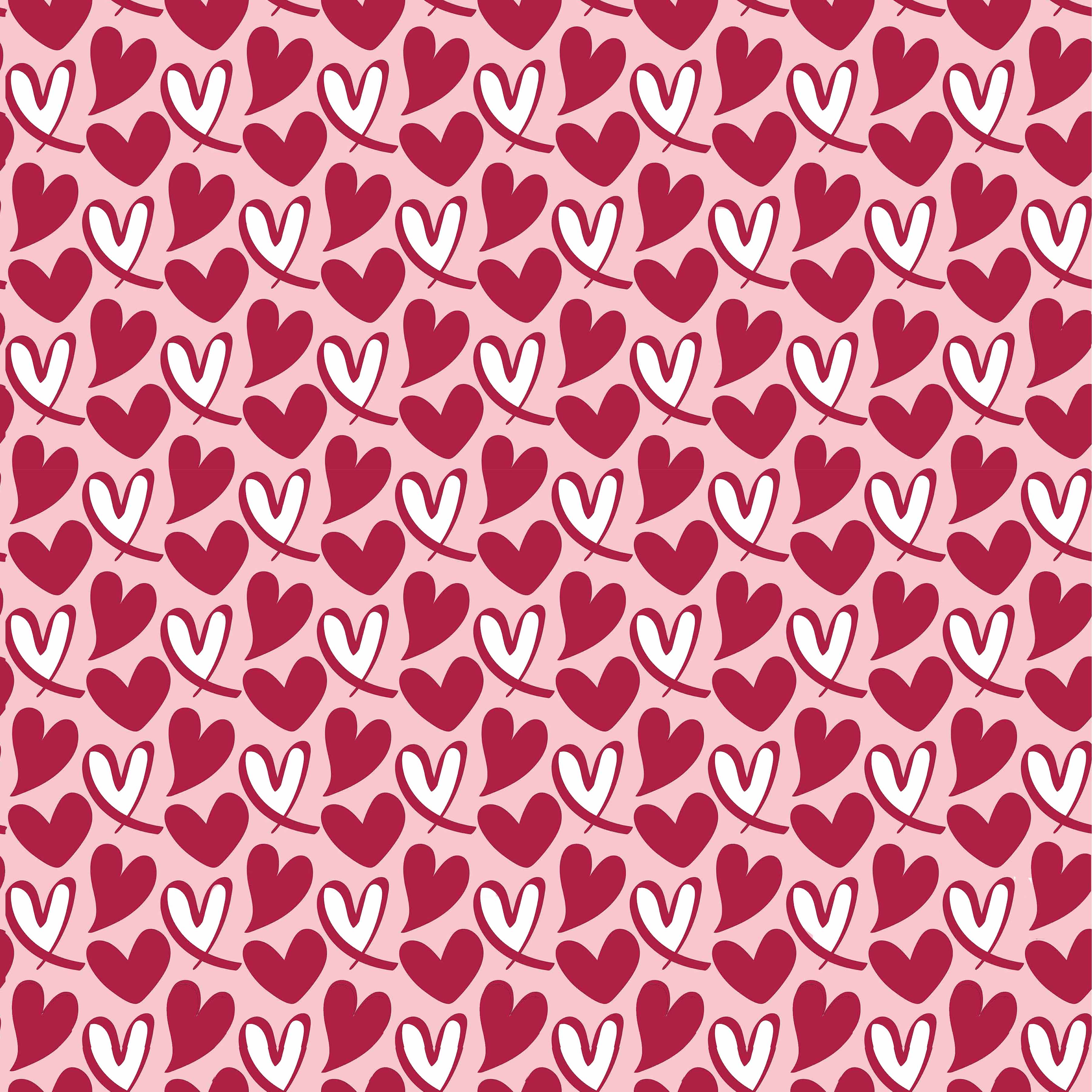 Valentine Heart Seamless Digital Paper - CraftNest - Digital Crafting and Art