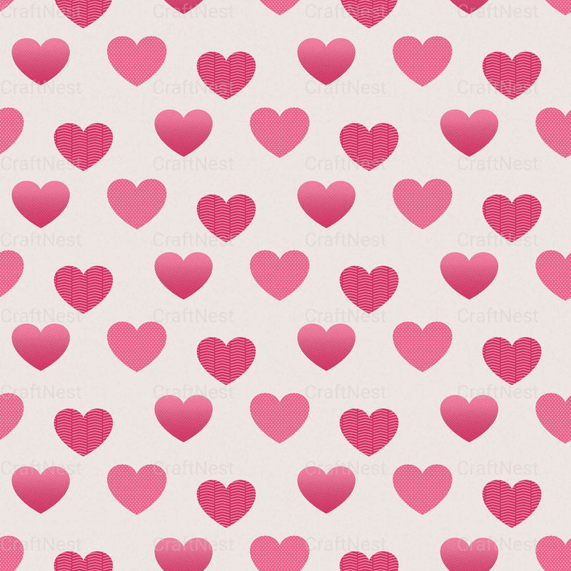Valentines Day Seamless Digital Paper 2 - CraftNest - Digital Crafting and Art