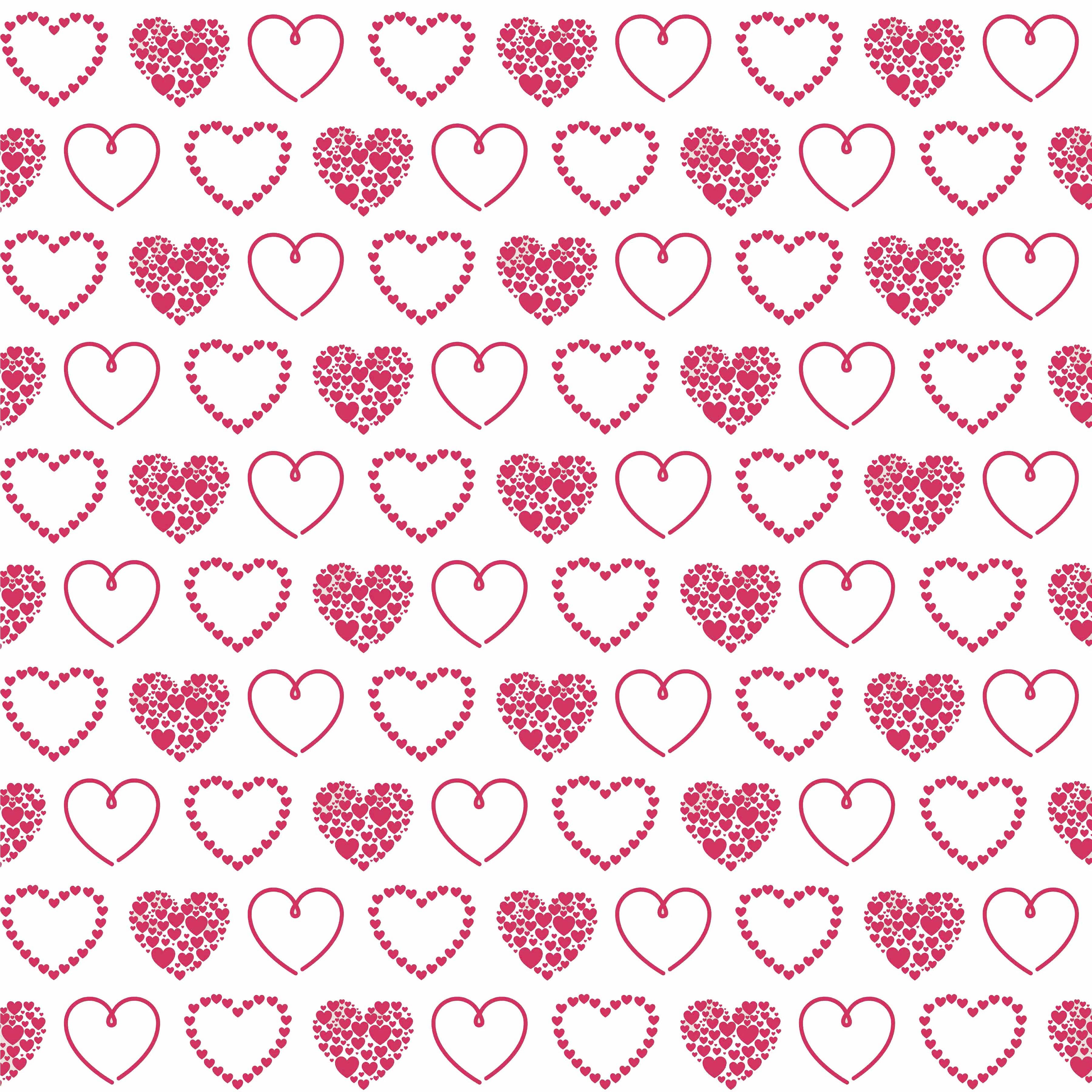 Valentine Heart Seamless Digital Paper - CraftNest - Digital Crafting and Art