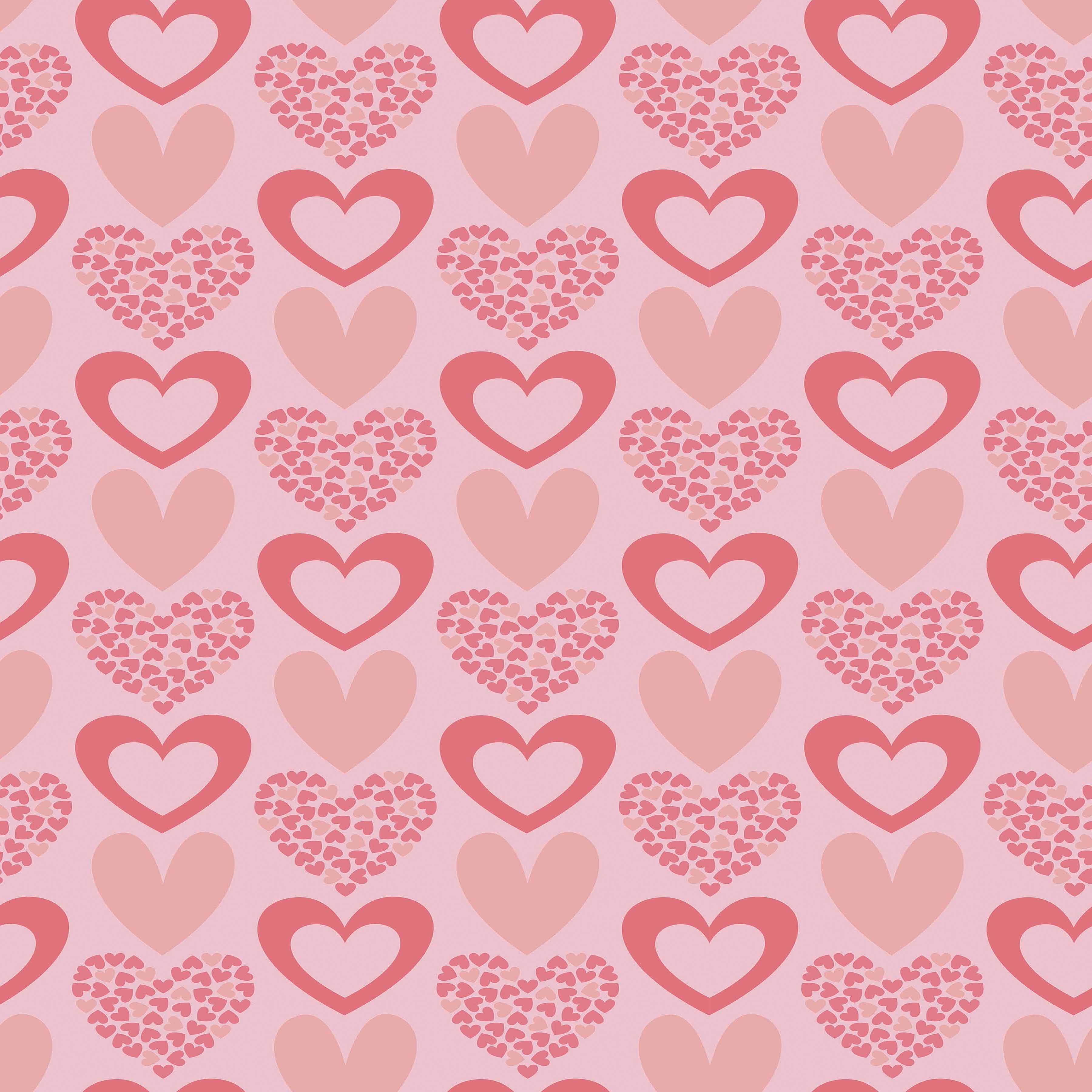 Valentine Heart Seamless Digital Paper - CraftNest - Digital Crafting and Art