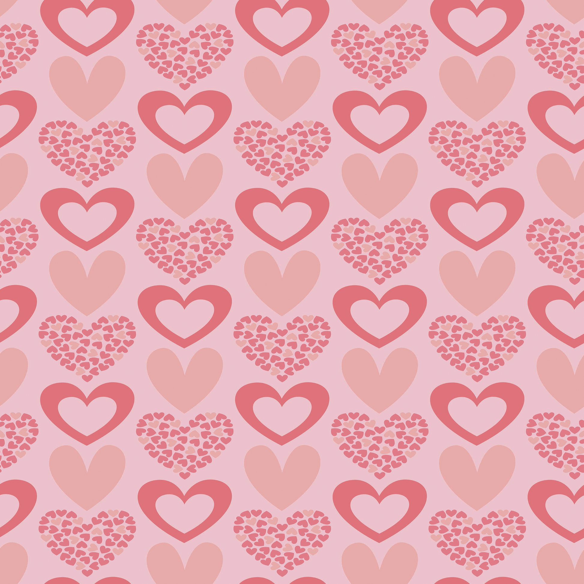 Valentine Heart Seamless Digital Paper - CraftNest - Digital Crafting and Art