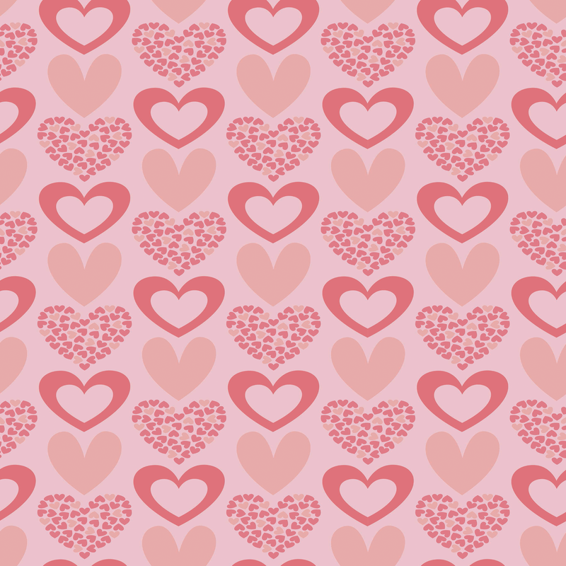 Valentine Heart Seamless Digital Paper - CraftNest - Digital Crafting and Art