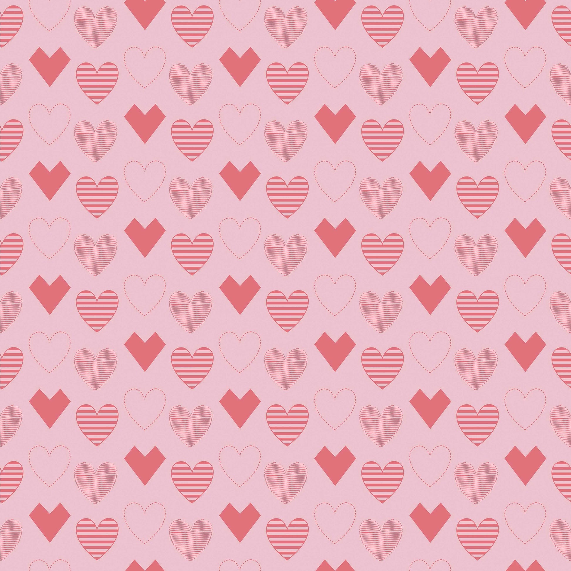 Valentine Heart Seamless Digital Paper - CraftNest - Digital Crafting and Art