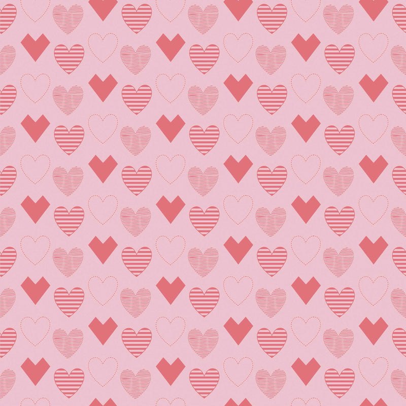 Valentine Heart Seamless Digital Paper - CraftNest - Digital Crafting and Art