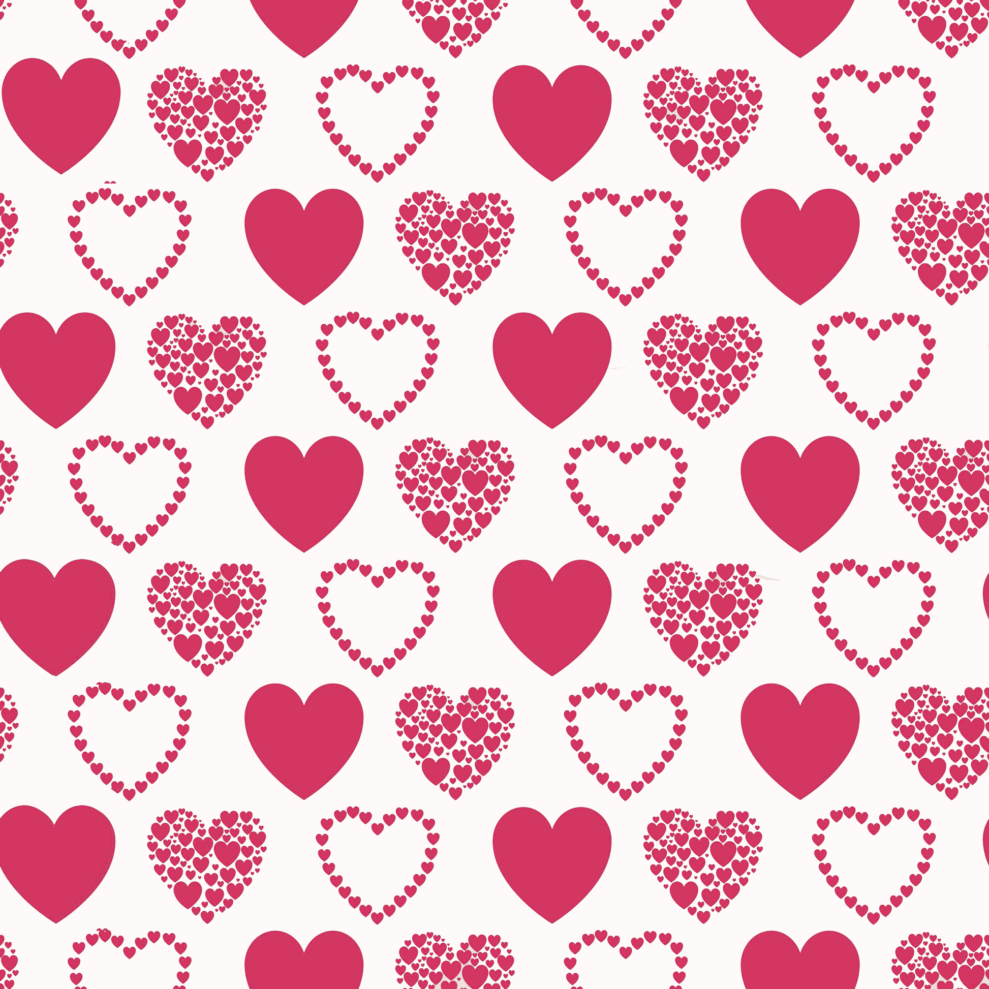 Valentine Heart Seamless Digital Paper - CraftNest - Digital Crafting and Art