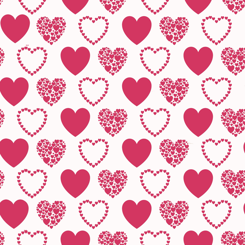 Valentine Heart Seamless Digital Paper - CraftNest - Digital Crafting and Art