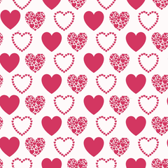 Valentine Heart Seamless Digital Paper - CraftNest - Digital Crafting and Art