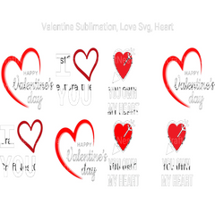 Valentine Love SVG - CraftNest - Digital Crafting and Art