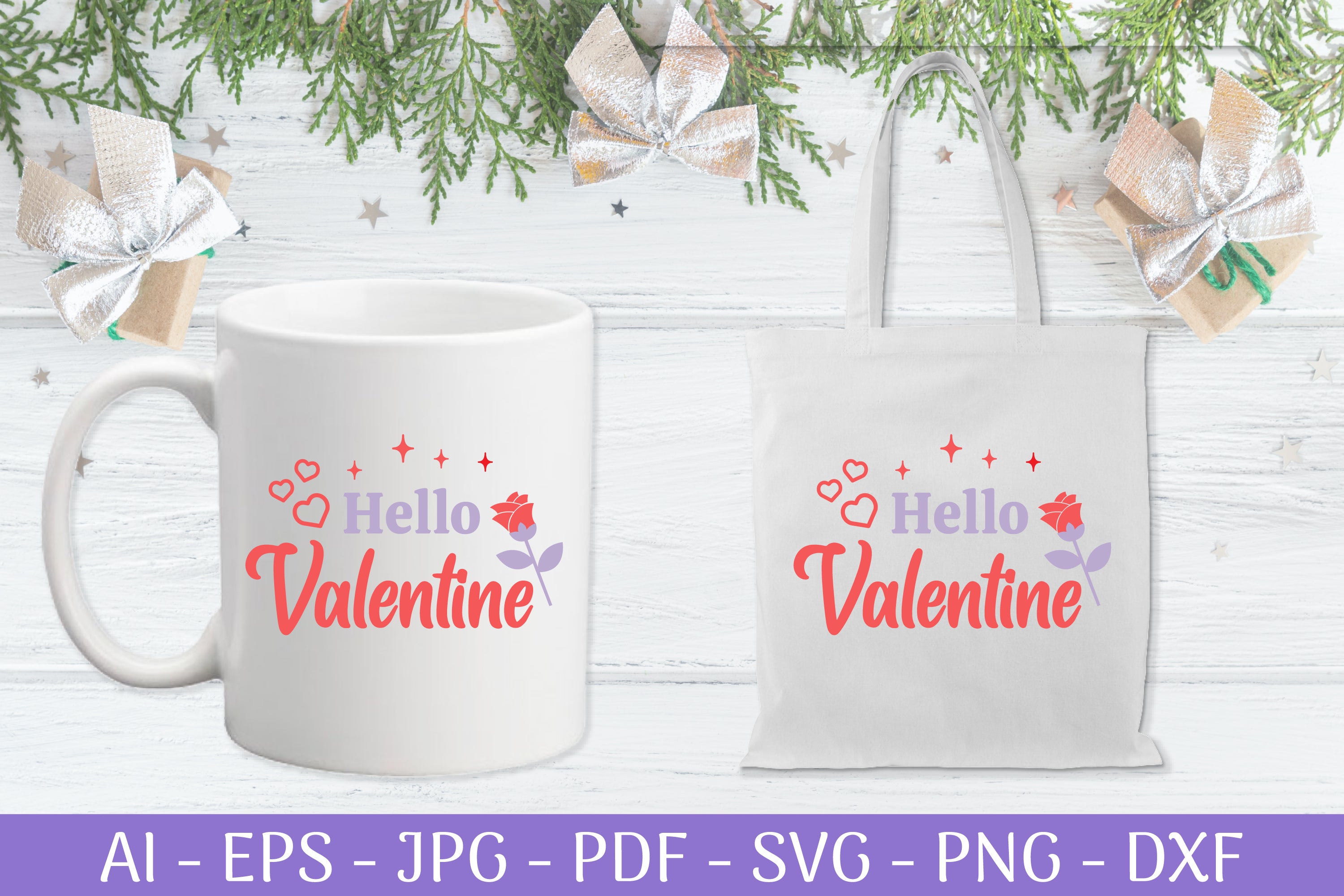 Valentine's Day Sign SVG Bundle 4 - CraftNest - Digital Crafting and Art