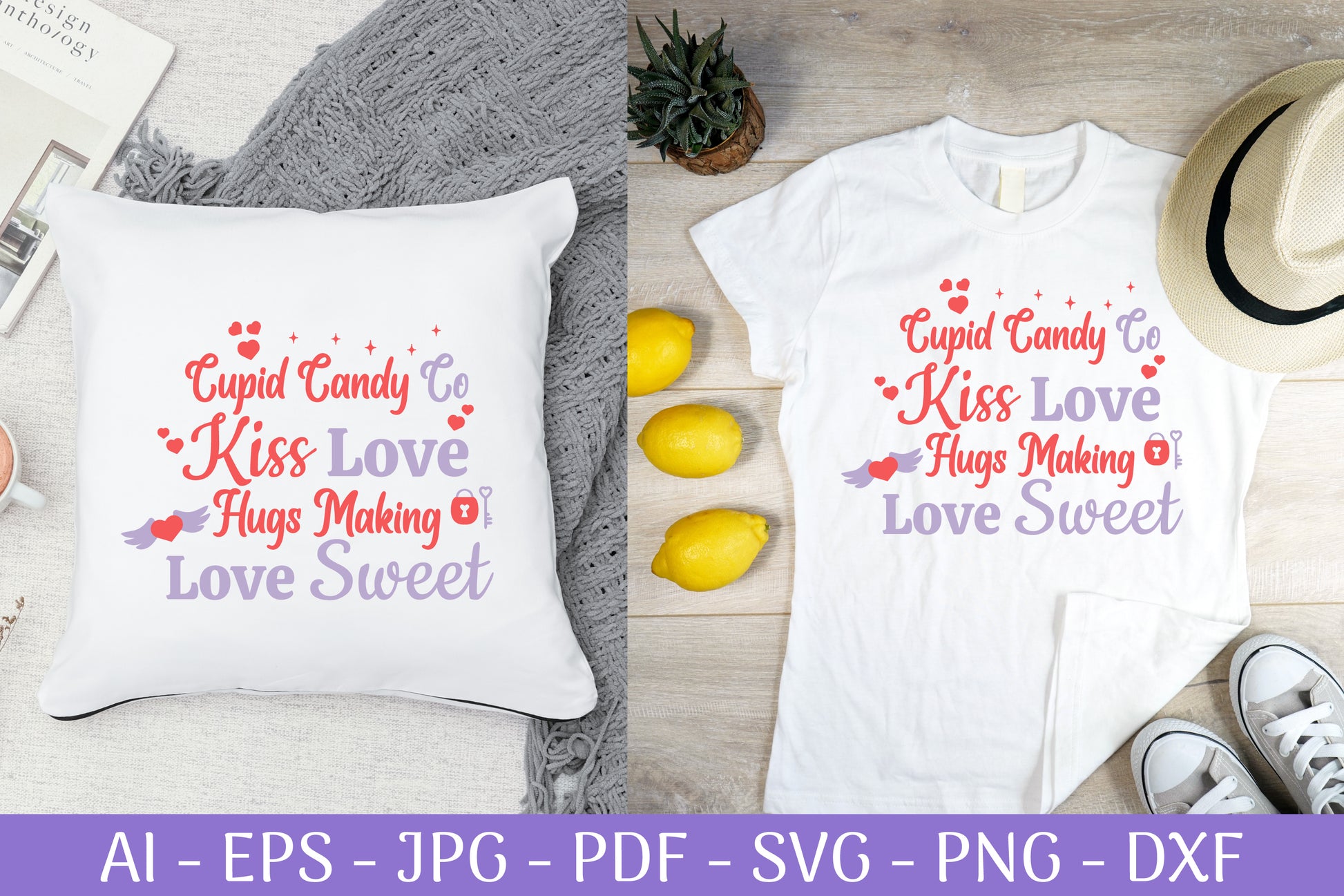 Valentine's Day Sign SVG Bundle - CraftNest - Digital Crafting and Art