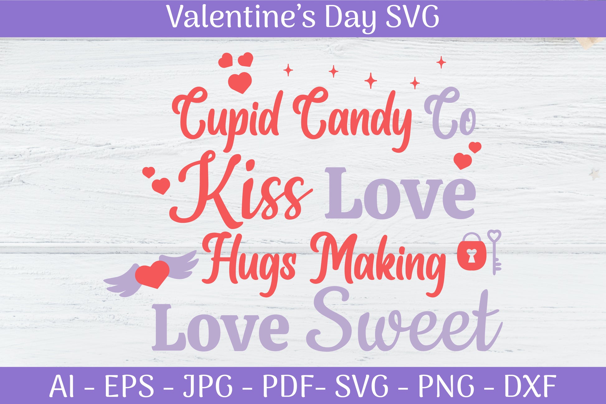 Valentine's Day Sign SVG Bundle - CraftNest - Digital Crafting and Art