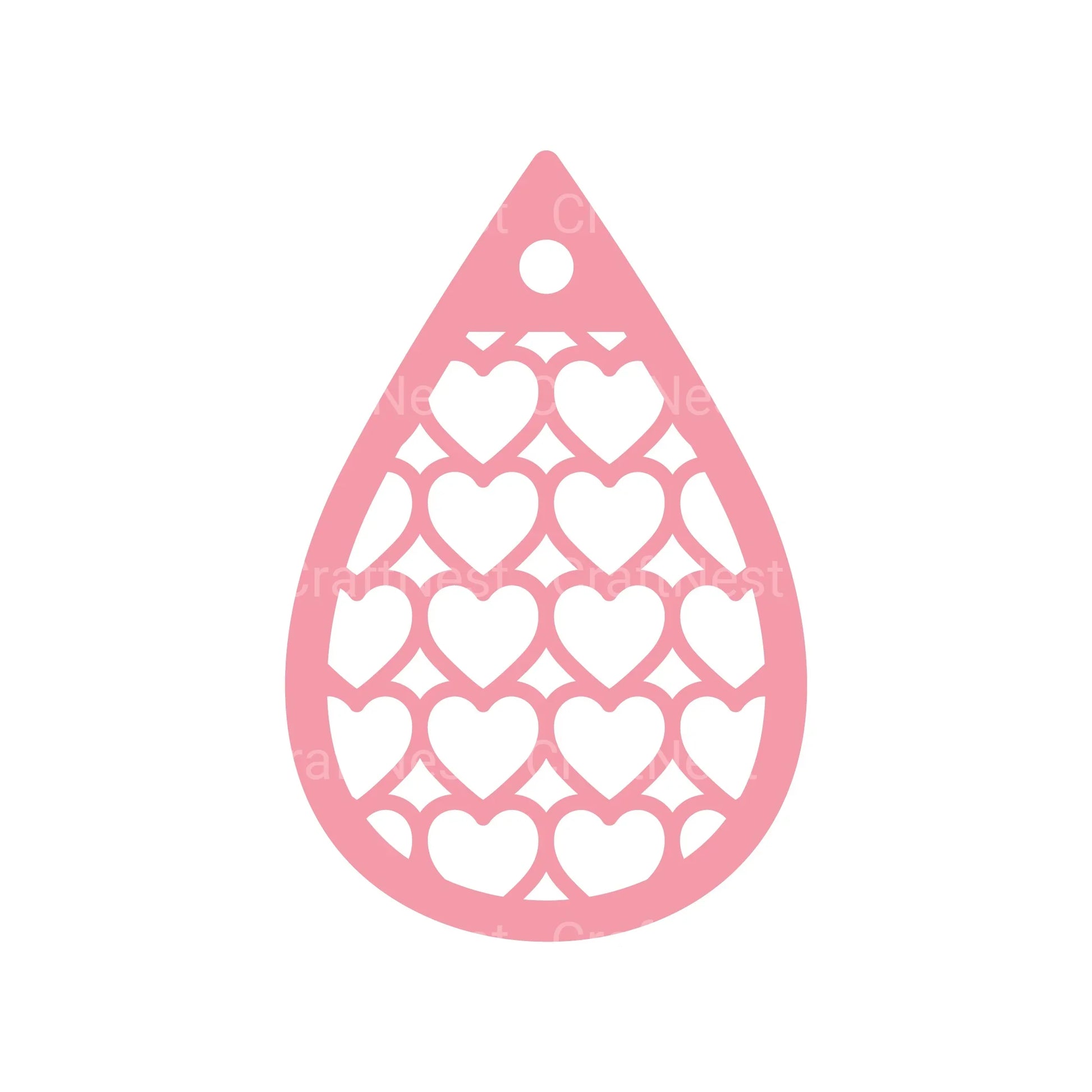 Valentine's Day Earring SVG Bundle - CraftNest - Digital Crafting and Art