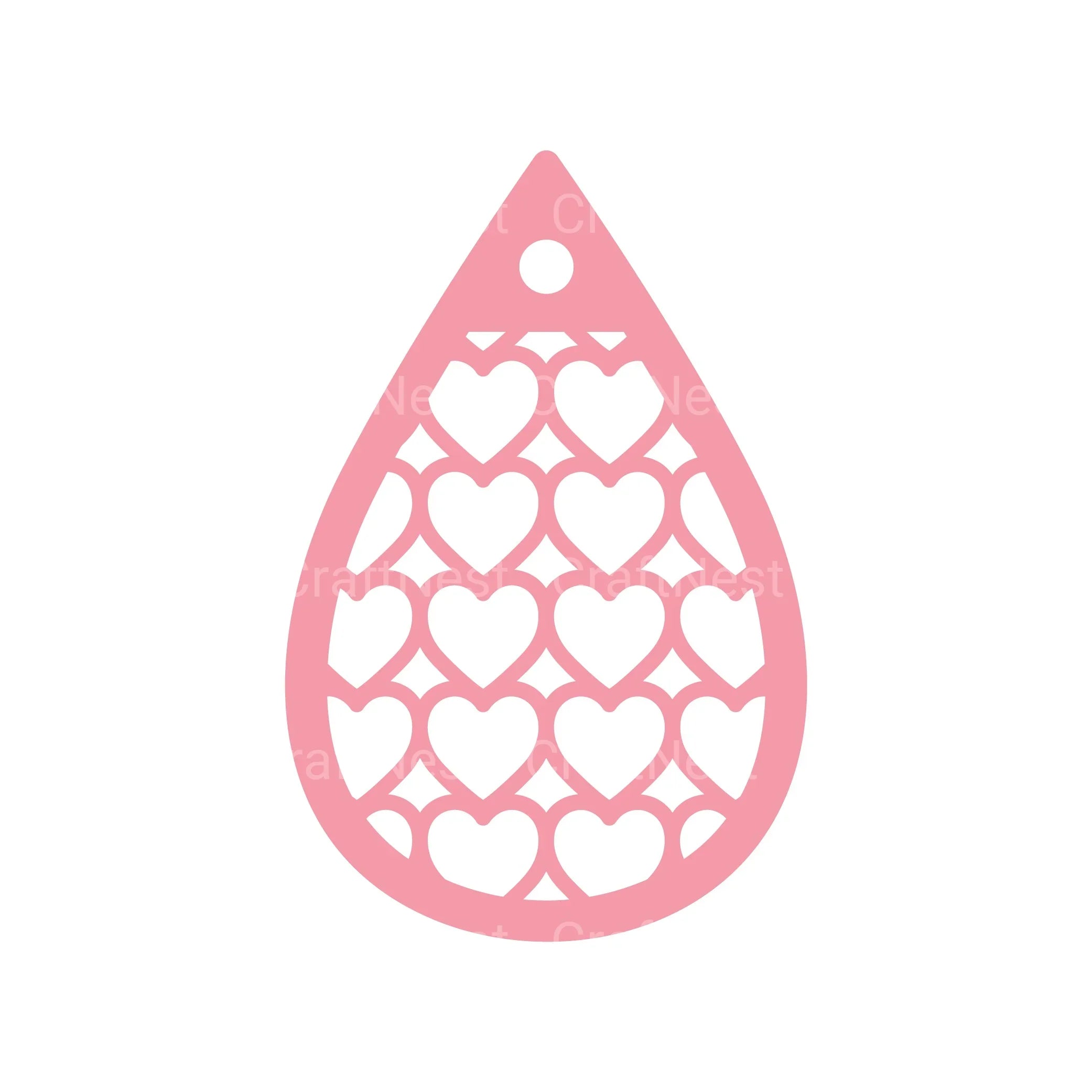 Valentine's Day Earring SVG Bundle - CraftNest - Digital Crafting and Art