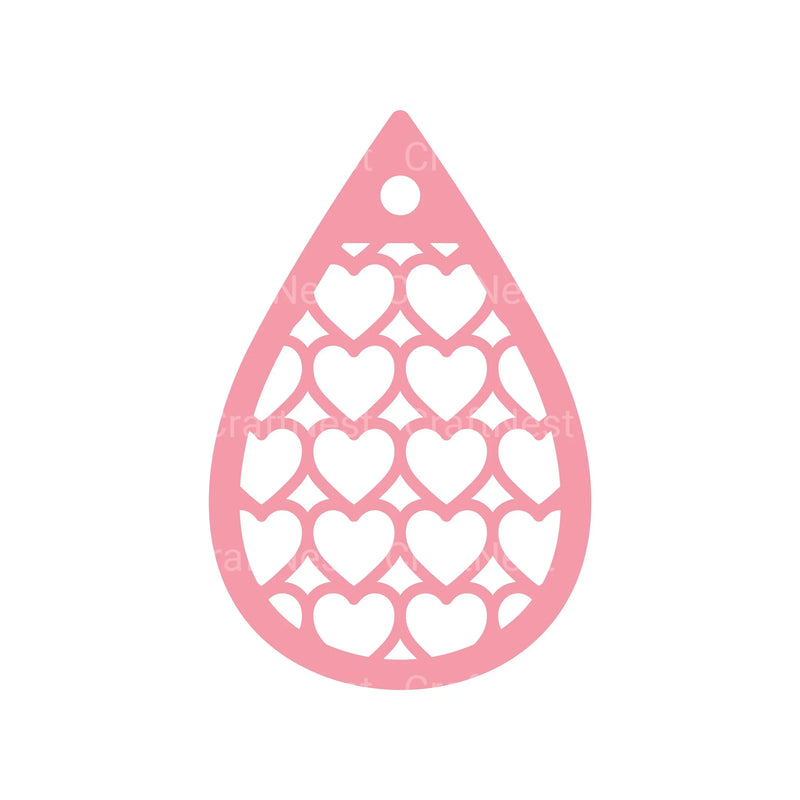 Valentine's Day Earring SVG Bundle - CraftNest - Digital Crafting and Art