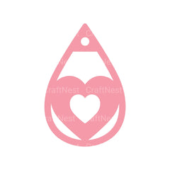Valentine's Day Earring SVG Bundle - CraftNest - Digital Crafting and Art