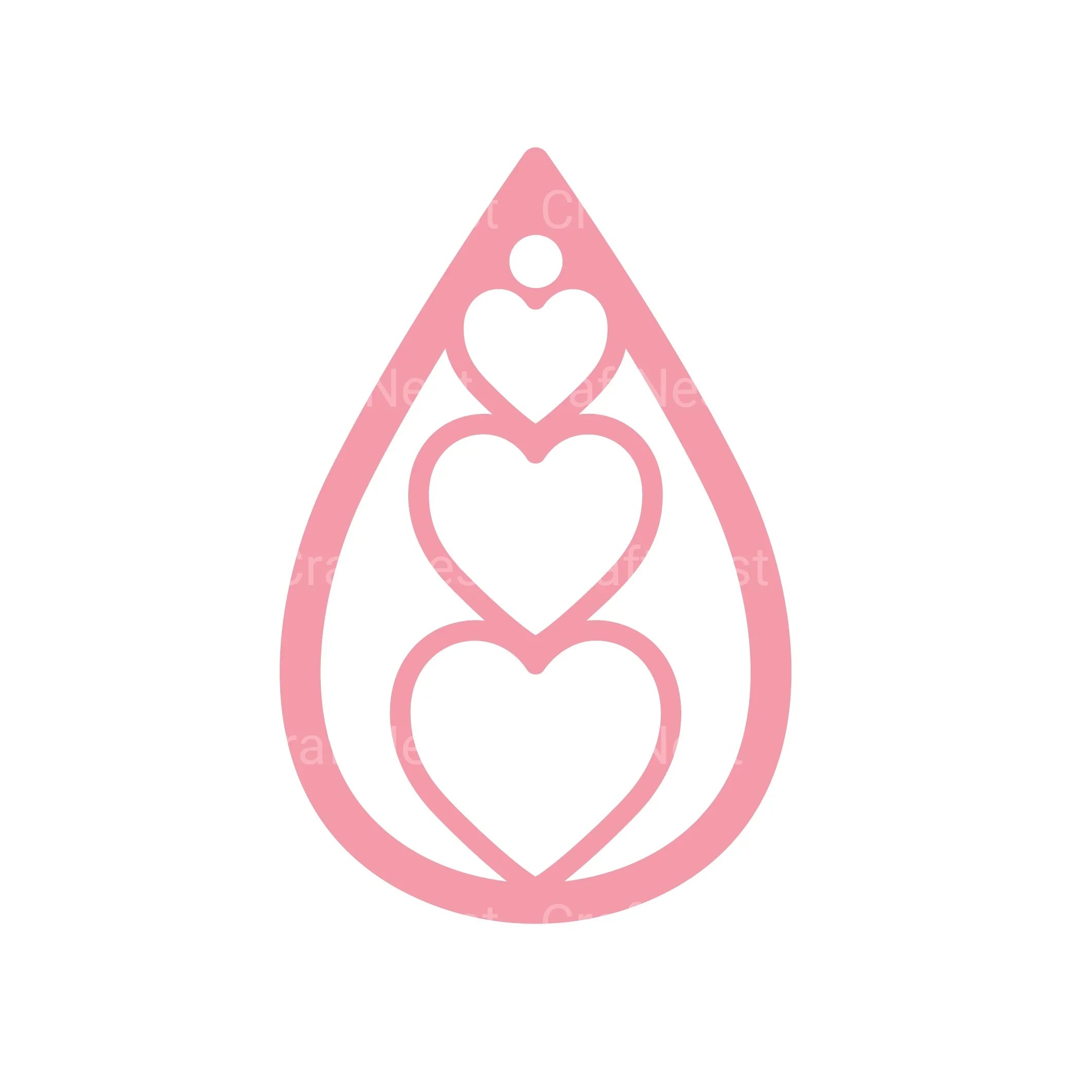 Valentine's Day Earring SVG Bundle - CraftNest - Digital Crafting and Art