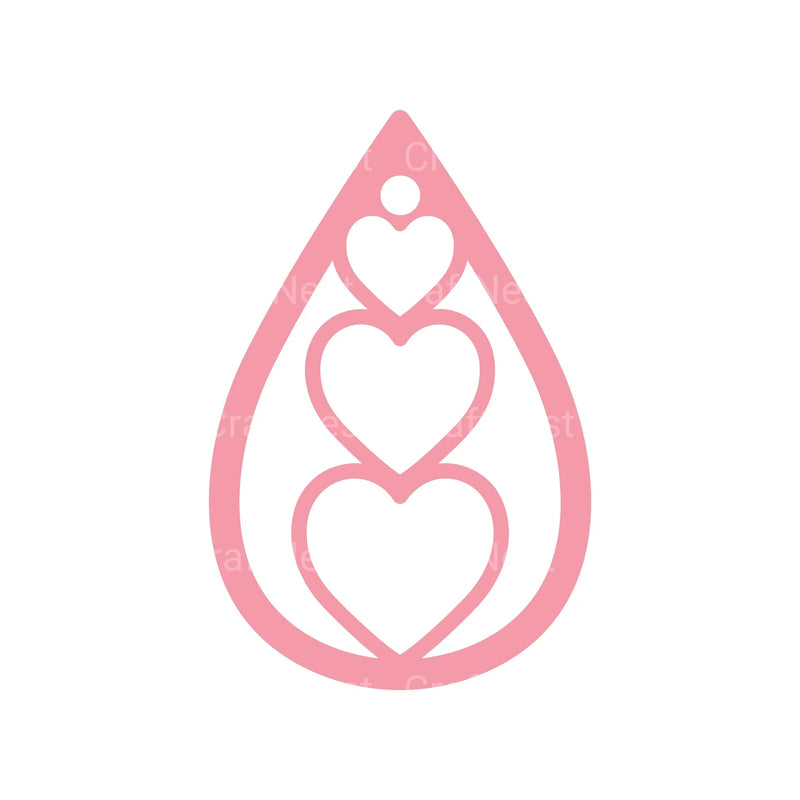 Valentine's Day Earring SVG Bundle - CraftNest - Digital Crafting and Art