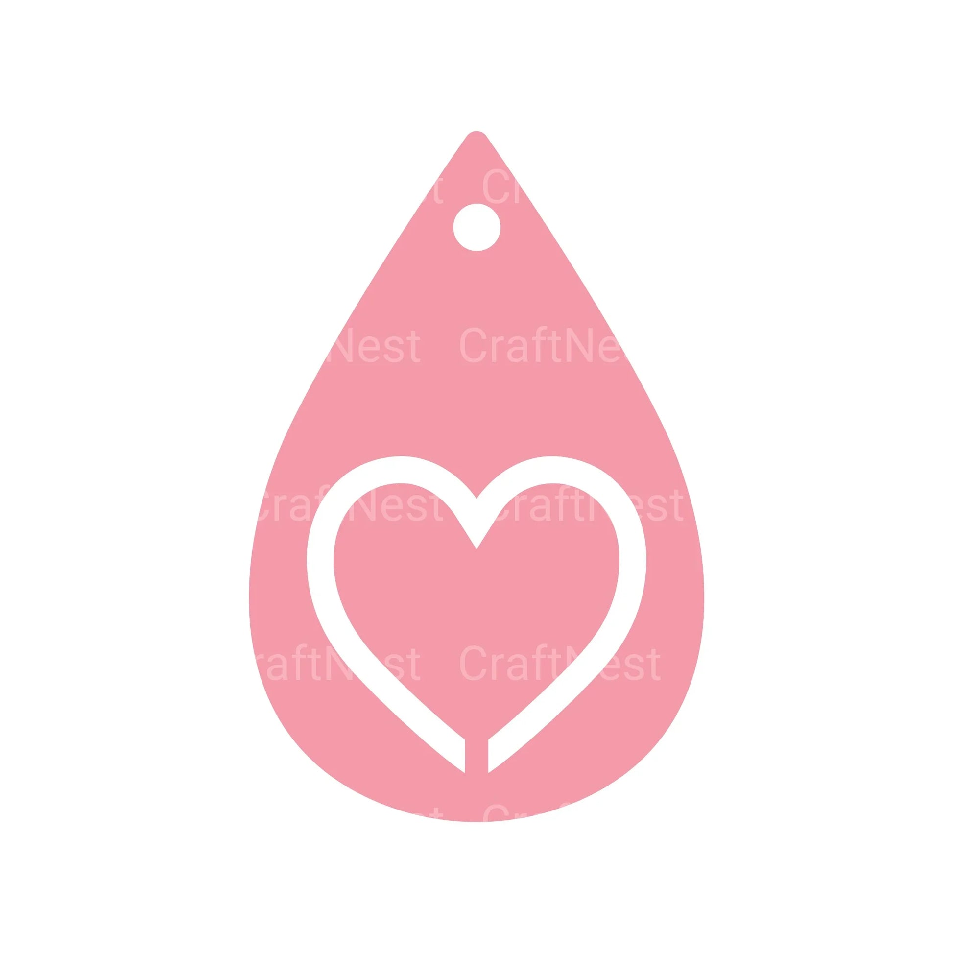 Valentine's Day Earring SVG Bundle - CraftNest - Digital Crafting and Art
