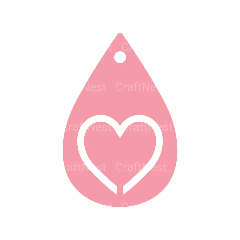 Valentine's Day Earring SVG Bundle - CraftNest - Digital Crafting and Art