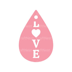 Valentine's Day Earring SVG Bundle - CraftNest - Digital Crafting and Art