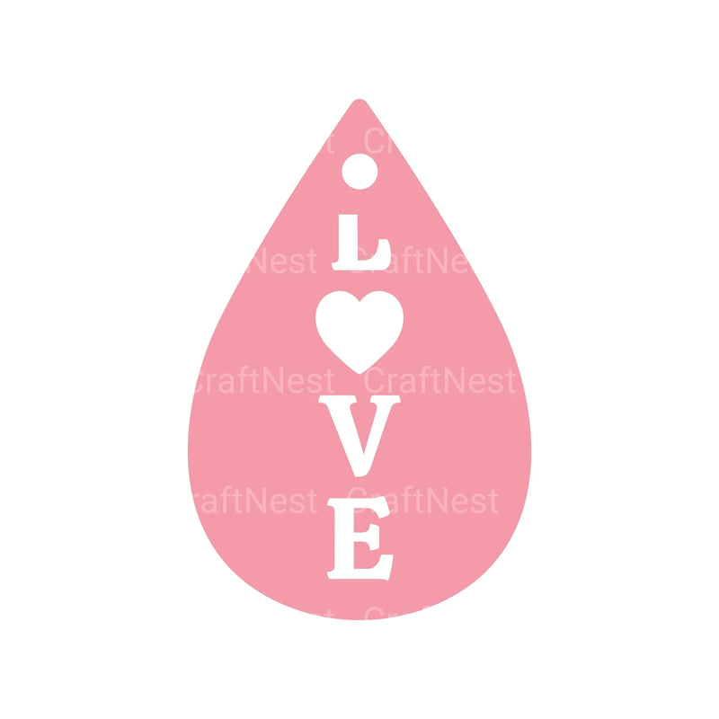 Valentine's Day Earring SVG Bundle - CraftNest - Digital Crafting and Art