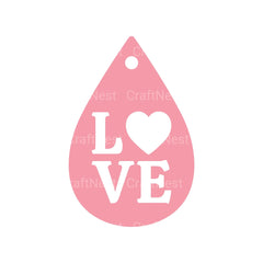 Valentine's Day Earring SVG Bundle - CraftNest - Digital Crafting and Art
