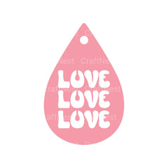 Valentine's Day Earring SVG Bundle - CraftNest - Digital Crafting and Art