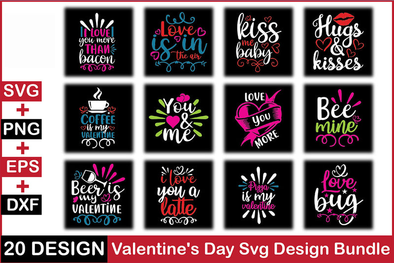 Valentine's Day SVG Bundle 22 - CraftNest - Digital Crafting and Art