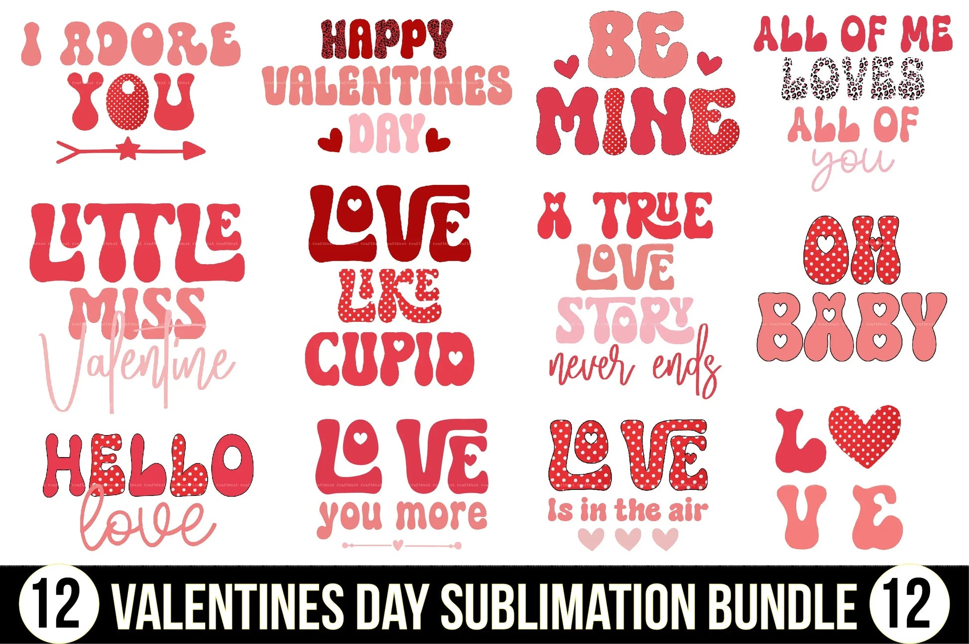 Valentine's Day Clipart Bundle 10 - CraftNest - Digital Crafting and Art