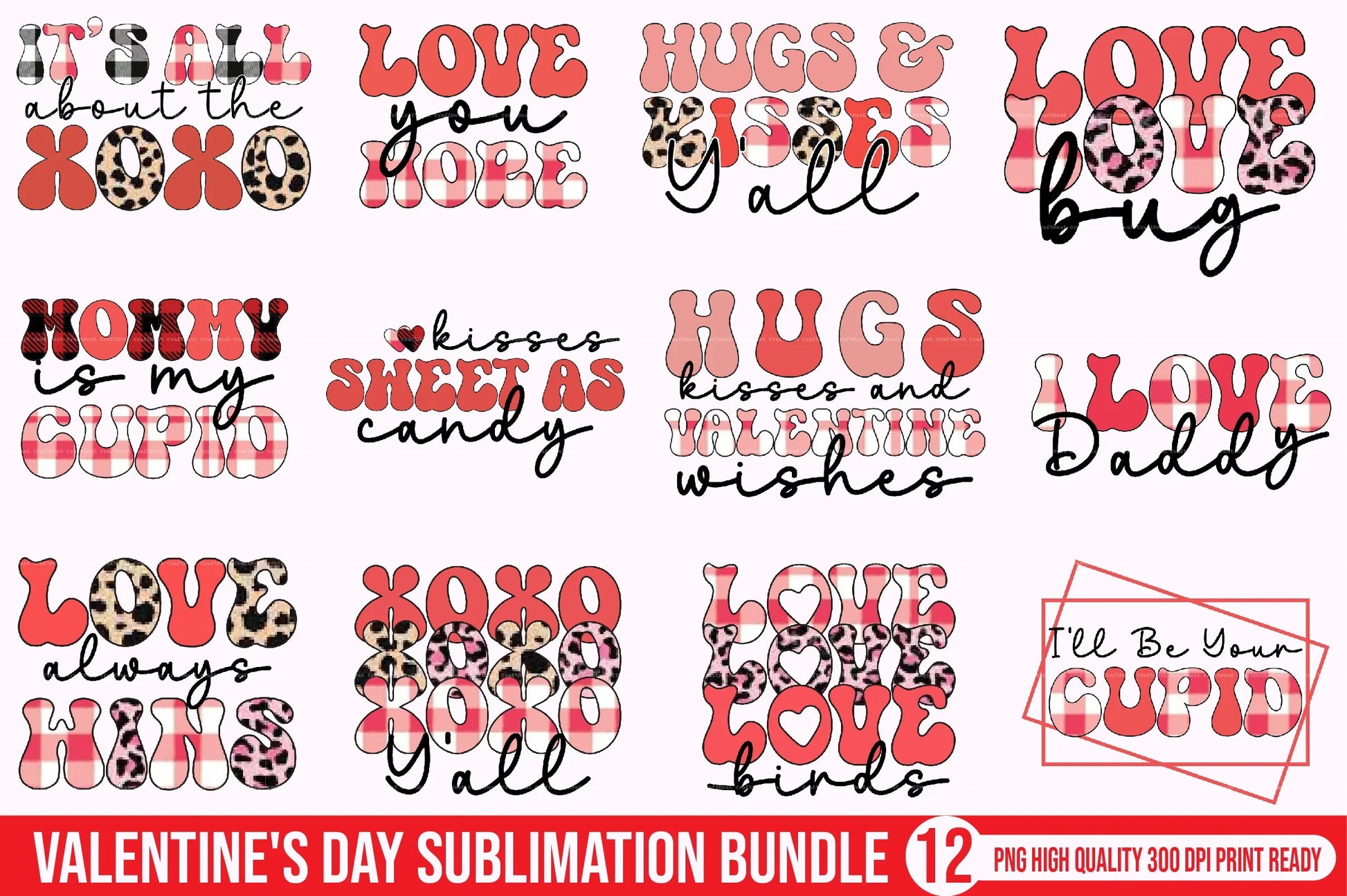 Valentine's Day Clipart Bundle 7 - CraftNest - Digital Crafting and Art