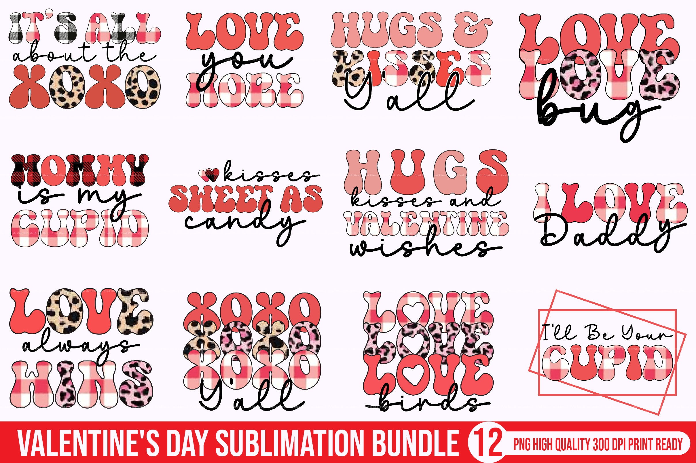 Valentine's Day Clipart Bundle 7